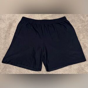 Starter Men’s Navy Blue Basketball Shorts With Pockets And Drawstring Size Large
